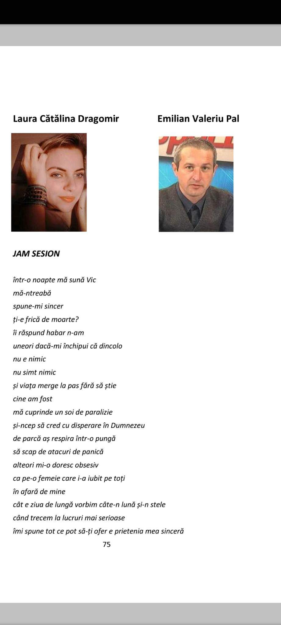 Jam sesion- Laura Catalina Dragomir & Emilian Valeriu Pal